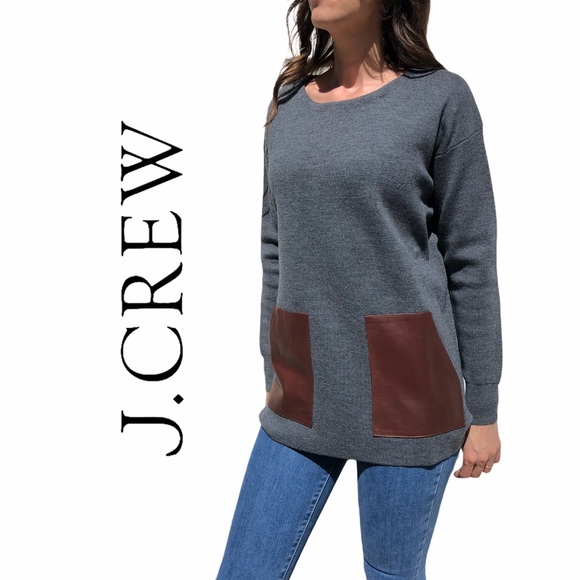 J. Crew- Oversized 100% Merino Wool Sweater - Picture 2 of 8